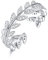 Ring Sterling Silber 925 Zweig Blatt Verstellbar Offener Ringe Zirkonia Schmuck Geschenke für Damen Frauen Freundin Mädchen Schwester Mutter Geburtstag