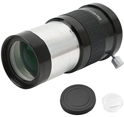 Akozon 2 inch 2X Barlow Lens Multi-Coated Metal Barlow Lens for 2in Telescopes Eyepiece with 2in to 1.25in Adapter Ring for Telescope Eyepiece