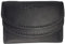 Hill Burry RFID Schutz kleine Geldbörse Portemonnaie, Portmonee aus echtem Leder für Frauen Damen Langbörse Geldbeutel Geldtasche (ca. 10,6 cm, Höhe ca. 7,9 cm, Breite 3,0 cm) (Schwarz)