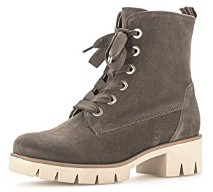 Gabor Damen Combat Boots, Frauen Stiefeletten,Wechselfußbett,Best Fitting,halbstiefel,Kurzstiefel,uebergangsschuhe,braun(Panna),38.5 EU / 5.5 UK