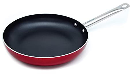 3 Claveles Sartén de 28 cm de diámetro de Aluminio Prensado con Inducción Total - Antiadherente y Mango de Acero Inoxidable - Válida para Todo Tipo de Fuegos
