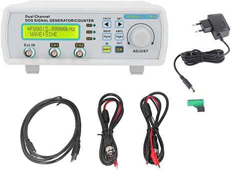 Contatore del Generatore di Segnale DDS Misuratore di Frequenza del Generatore di Funzioni di Forme D'onda Arbitrarie a Doppio Canale 20 MHz