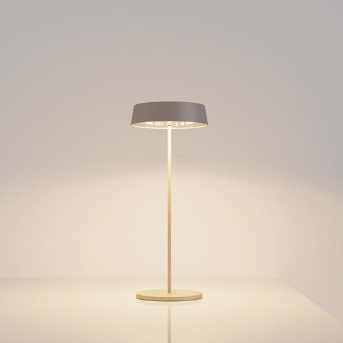 Palmina 901, Led Tischlampe Dimmbar,4400mah Led Tischlampe Kabellos,IP54-Schutz,Lampe Für Den Innen-/Außenbereich,Geeignet Für Abendessen,Lesen, Schlafzimmer,Garten Und Vieles Mehr