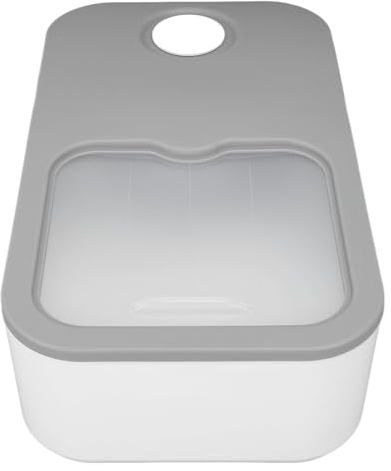 Contenedor de Cápsulas para Lavandería, Contenedor de Almacenamiento, Contenedor de Detergente para Ropa con Tapa Deslizante, Contenedor de Almacenamiento para Cápsulas de