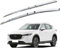 THERES 2 Stück Autodachträger Längsstange für M-azda CX-5 2017-2022, Aluminium Dachreling Dachträger Gepäckträger GepäCktransport Zubehör