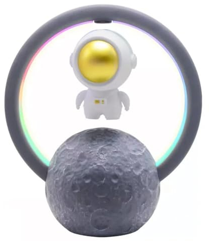 SH-RuiDu Magnetic Levitating Bluetooth Speaker, 360°Rotation Floating Bluetooth Speakers with 7 Colors Wireless Floating Cool Tech Gadgets for Home Office Decoration