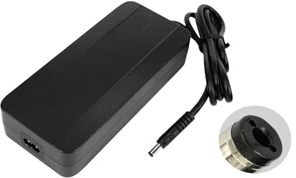 PowerSmart 54,6V 3A 1-polig Ladegerät Netzteil für 48V Li-ion Akku von NCM Moscow +, Milano +, Miami, Venice, mit DC 2.1mm Rundstecker