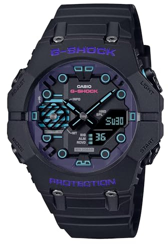 Casio Reloj Hombre Analogico/Digital Cuarzo con Correa de Resina GA-B001CBR-1AER