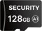 Hiseeu Micro 128GB SD Card for Cameras, Read 90MB/sec, Write 25MB/sec, Memory Card for Security Cameras Indoor Outdoor