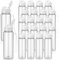 Mifoci 20 Pieces Water Bottle Bulk 17 oz Plastic Water Bottles Bulk Gym Sports Adults Reusable Large Bottles with Leak Proof Flip Top for Party Outdoor(White)