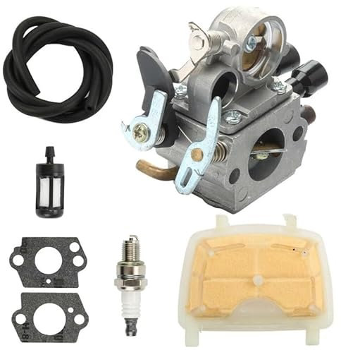 GHOUYL Kit de afinación de carburador para motosierra Stihl MS171 MS181 MS211 ZAMA C1Q-S269