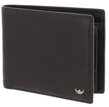 Golden Head Leder Geldbörse Dublin RFID Protect Scheintasche 1164 Braun Dunkelbraun