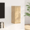 JUDYY Hängeschrank, Wandschrank Wohnzimmer, Aufsatzschrank, Sonoma-Eiche 35x34x90 cm Holzwerkstoff