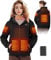 Moteoza Beheizbare Jacke Hoodie Damen mit 7,4 V 12000 mAh Akku, Beheizter Hoodie Beheizbare Pullover Heizpullover Damen mit Heizung