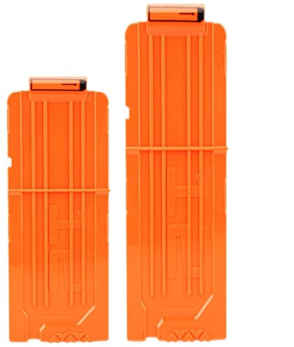 IKOPFLN 2pcs Capacidad de Reserva 12/18 Dardos Recarga Rápida Clip Cargador para Nerf