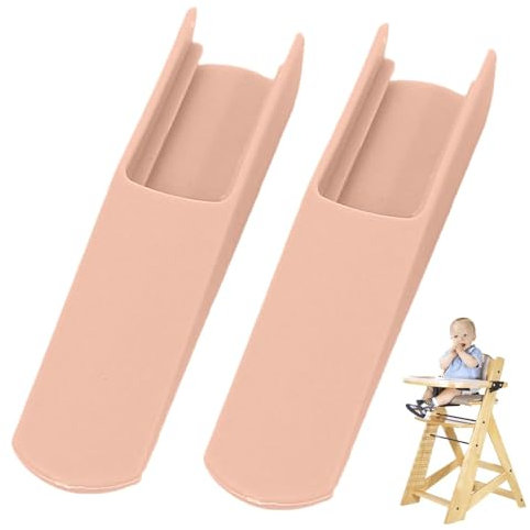 wiroouia 2 Stück Stuhlbeineinlage Kompatibel für Stokk e-Tripp-Trapp Hochstuhl, Kinderhochstuhl Zubehör, Fußabdeckung Sicherheit, rutschfeste Beinpolster Erweitertes Gleiterset