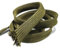 Funda de cable trenzado de algodón verde de 20 metros for cable de audio de alimentación: flexible, duradera,(20mm)