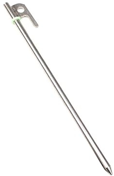 Laikoutd Luminously Canopies Stake Stainless Steels Zelthering Yard Lawns Peg Outdoor Campings Stake for Fixings Planen Markisen Stainless Steels Campings with Luminously Rings