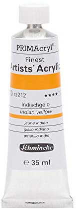 Schmincke – PRIMAcryl® - feinste Künstler-Acrylfarben, Indischgelb - 35 ml