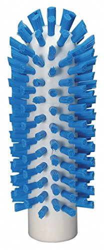Vikan 5380-50-3 Stiff Tube Brush, Polyester, 2 x 5-3/4 OAL, Blue