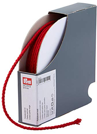 Prym Anorak and Parka Cord Red, 100% PAN, Ø 4 mm