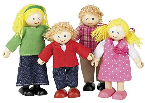 Tidlo T-0126 Dolls House Figurines Soft Dolls Playset, Mixed