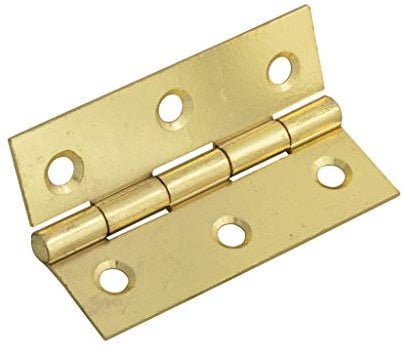 Forge 75mm Butt Hinge with Brass Finish (Pack of 2)