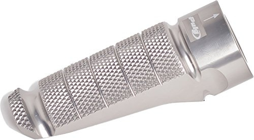Puig 6301P Silver Pilot Hi-Tech Right/Left Footrest - Pair