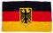 MM Deutschland Flagge mit Adler, mehrfarbig, XXL, 250 x 150 x 1 cm, 16312