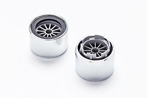 Heilo Strahlbrecher M 22 x 1, Chrom, Metall, Kugelventil, Silber, 22 mm, 2-Port, Drucklos, Boiler, Untertischspeicher, CE, RoHS