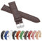 MARCHEL Croco LM-55 Lederarmband 20 mm Braun mit Krokoprägung für Armbanduhren Uhrenarmband Krokodilmuster