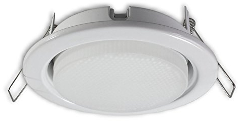 LICHT DISCOUNT Dimmbarer LED Einbaustrahler GX53 230 V weiss - Einbauleuchte Spot Strahler inkl. 7 W GX53 LED Leuchtmittel warmweiß | Deckeneinbaustrahler Deckeneinbauspot Einbauspot