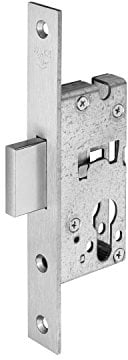 WILKA Riegel-Schloss 038R | Dornmaß 40 mm | Stulpe 181 mm flach Edelstahl | 1 Stück