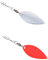 Balzer Screw Spinner Blades (Silber/rot) 35mm