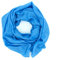 DOLCE ABBRACCIO by RiemTEX WILD CAT Damen Schal Halstuch Tuch aus Chiffon für Frühling Sommer Ganzjährig (Himmelblau)