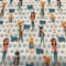 Disney-Stoff, 100 % Baumwolle, Puppenstoff, Bastelstoffe, Arbeiten, Stoffe als Meterware, 1 m x 140 cm, kostenlose Lieferung