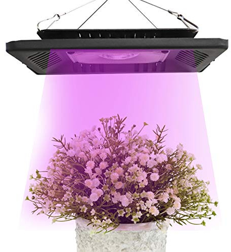 PINUMI Led Grow Light Full Spectrum 50W IP67 Waterproof COB Grow LED Flood Light for Plant Indoor Outdoor Hydroponic Greenhouse