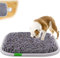 LAMTWEK (17”x 21‘’ Tapis de Chien Snuffle Mat,Tapis éducateurs pour Chiens Dog Puzzle Toys Tapis de Fouille Alimentation Lente Jouet Tapis Reniflant de Chien Couverture Pliable（avec Ventouse ）