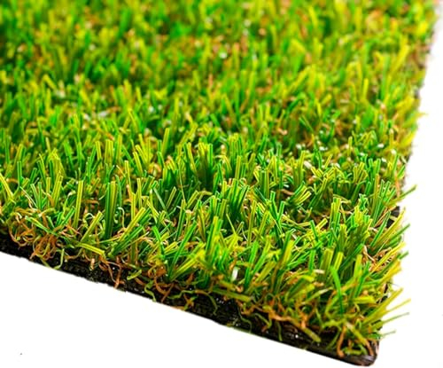 Cesped artificial terraza exterior California - rollo cesped artificial 2x5m 20mm de altura con alta densidad - calidad profesional - fácil instalación con buen drenaje