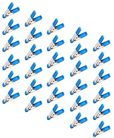 FASTORS Small Spring Clamps for Woodworking,Backdrop Clips,Mini Clamps for Crafts,Photography Studio and Muslin Backdrop,Metal Heavy Duty 2Inch 30PCS