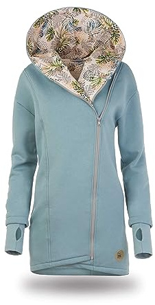 3in1 Baumwoll-Tragemantel Umstandsmantel, Tragejacke vorne und hinten, Kaya | Kein Babyeinsatz nötig dank 2-Zip-System – Baumwollmantel als Umstands- & Tragemantel für Mama und Baby, vorne & hinten.