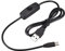 sourcing map USB Cable with ON/Off Switch, USB Male to Type-C Male Extension Cord 1M Black, for LED Desk Lamp