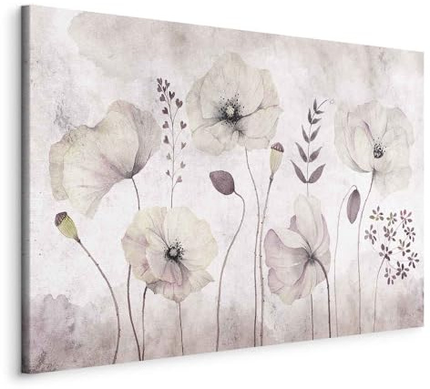 murando - Quadro Fiori 60x40 cm 1 Pezzo - Stampa su Tela Canvas con Struttura - Quadri Moderni Camera da Letto - Murale Arte Decorazioni da Parete Immagini Decori - Acquerelli b-C-0878-b-a