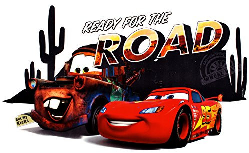 alles-meine.de GmbH 3 Stück große - XL - Fensterbilder - Cars/Lightning McQueen - Auto - 41 cm - statisch haftend - selbstklebend + wiederverwendbar/Sticker Fensterstic..