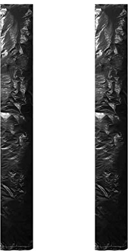 vidaXL 2X Housses de Parasol avec Fermeture Eclair Couvertures de Protection Jardin Patio Terrasse Extérieur Imperméable PE 250 cm