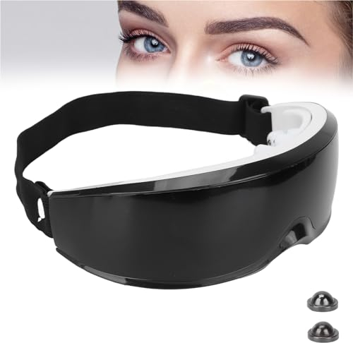 Elektrisches Augenmassagegerät, Augenringe Relief Vibration Magnetfeldtherapie Augenpflege Massagegerät mit 9 Modi, Zur Linderung von Augenermüdung, Tränensäcken und Krähenfüßen