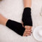 Handschuhe für Damen Thicken Strick Warm Strick Handschuhe Winter Warm Länge Ärmel Strick Fingerlose Fäustlinge Strick Handschuhe