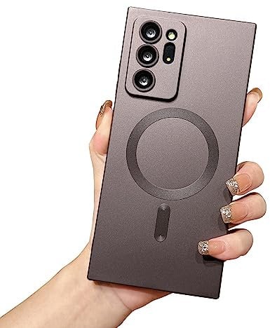 phylla Samsung Galaxy Note 20 Ultra Handyhülle [kompatibel mit MagSafe] [Vollkameraschutz] [schlank] Luxus Magnetisch Einfarbig Abdeckung Weiche Silikon Bumper für Note 20 Ultra 5g 6,9 Zoll (17,5 cm)