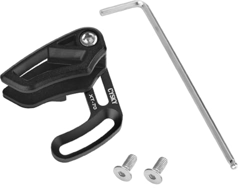 CYSKY Guía de Cadena MTB, Protector de Plato Simple de Montaje Directo para 26T-38T, Protector de Cadena de Bici para Bicicleta de Montaña, Bicicleta de Downhill (Negro)