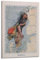 GEAD Vintage Reisekarte Poster Skandinavien Dekorative Malerei Leinwand Kunst Bild 20 x 30 cm